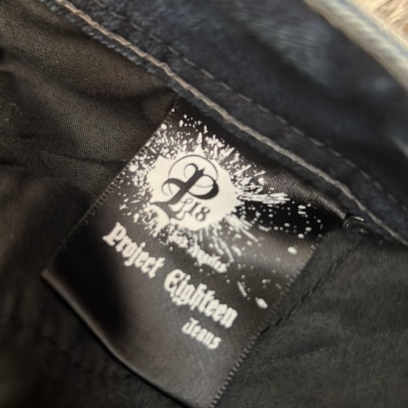 Project 18 NWT Booty lifting blue  jeans 28/9 Labella skinny ankle zipper unisex - Picture 5 of 16